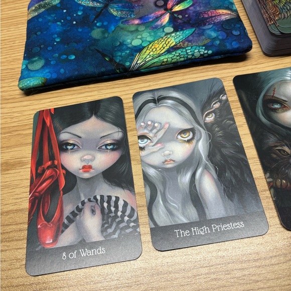 Handmade Tarot Deck with Pouch - Art by Jasmine Beckett-Griffith - Picture 4 of 4